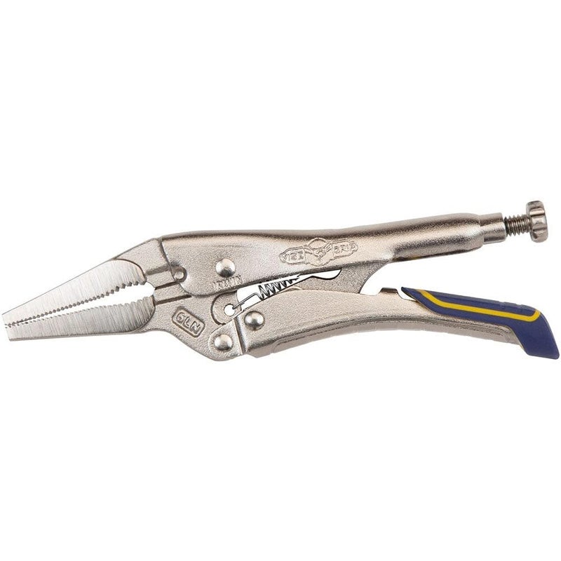 IRWIN VISE-GRIP Locking Pliers, Fast Release, Long Nose with Wire Cutter, 6-Inch (IRHT82583) - Image 1
